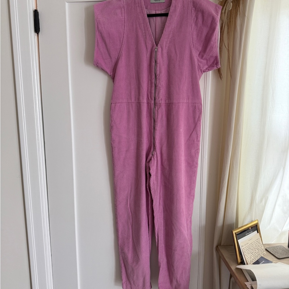 Rachel Comey Nivelo Pink Corduroy Jumpsuit